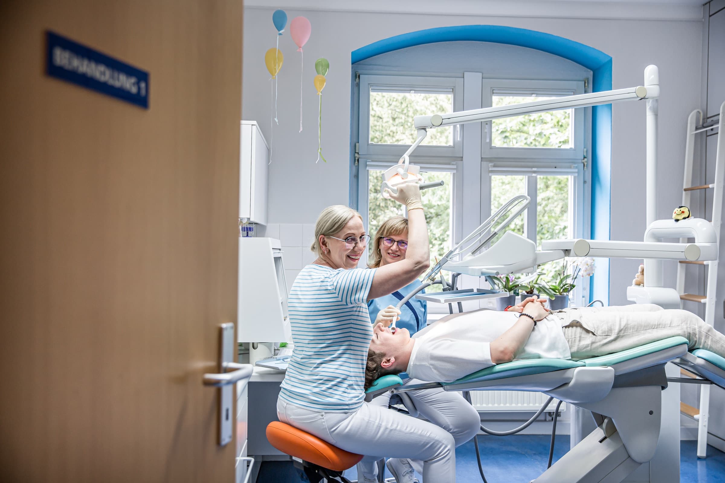 Praxisräume der Kieferorthopädie-Praxis KFO Freital